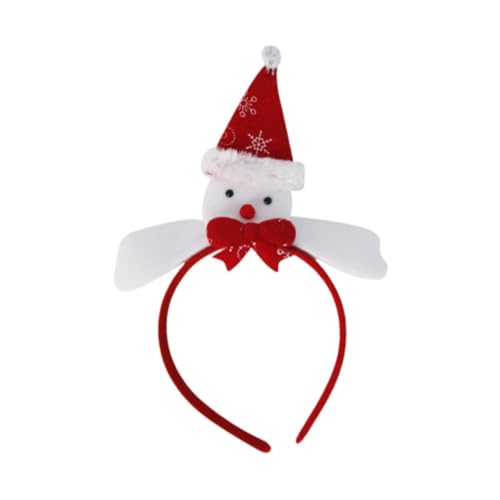 Baoblaze Weihnachtliche Stirnbänder, Weihnachtskopfbedeckungen, Weihnachtsparty-Geschenke, süße Foto-Requisiten, Kopfschmuck für Festivals und, Schneemann von Baoblaze