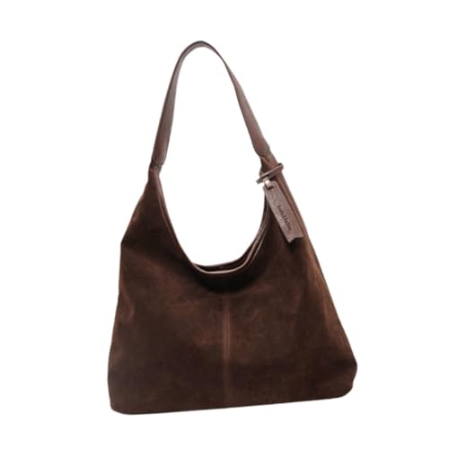 Baoblaze Wildledertasche mit Griff Oben, große Tragetasche für Damen, für Dating, Reisen, Outdoor, Arbeit, Kaffee von Baoblaze