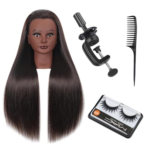 71,1 cm lange Frisierpuppe, Übungskopf, für Friseure, Mädchen, zum Üben von Flechten, Haarstyling mit Klemmhalter 71,1 cm lange Frisierpuppe, Übungskopf, für Friseure, Mädchen, zum Üben von Flechten, Haarstyling mit Klemmhalter von BaodanHair