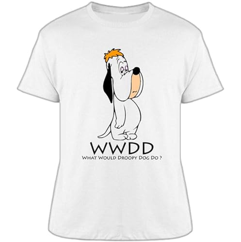 Beijing WWJD What Would Droopy Dog Do T Shirt White XL von BaohuLDWwde5a