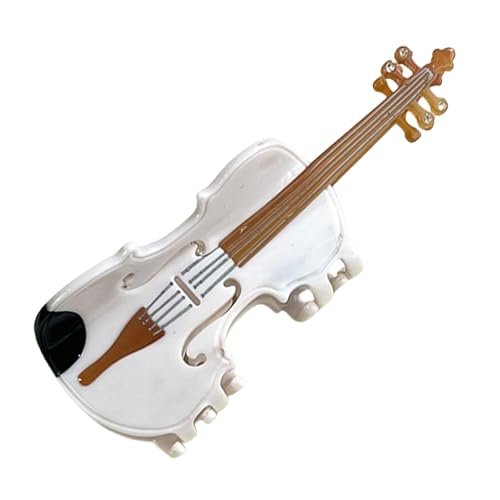 Baoqifong Haargreifer Klaue, Haarklauenclip - Stilvoller Haare Catch Clip mit Geigenform Design für Mädchen,Non-Schlupf-Pferdeschwanzhalter-Haarnadel für, Freizeit, Ausflug, formelle Veranstaltungen von Baoqifong
