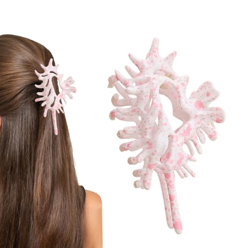 Baoqifong Muschelhaarklammer,Stylisches Haaraccessoire - Stilvolle Damen Muschel Spange Für Sport, Alltag, Freizeit, Hochzeit Und Party von Baoqifong