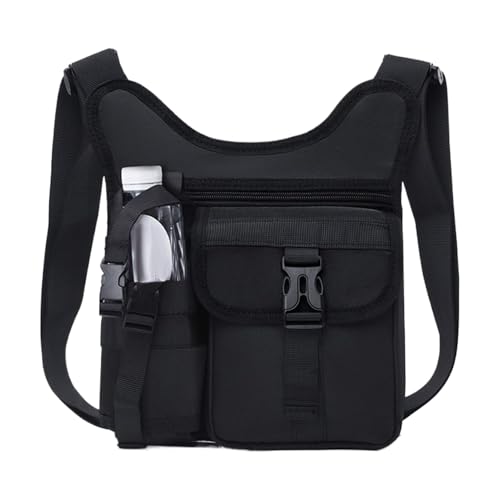 Baoqifong Schultertasche für Herren | Motorrad Brusttasche - Kompakte Freizeittasche für Sport, Outdoor, Business und Alltag Baoqifong Schultertasche für Herren | Motorrad Brusttasche - Kompakte Freizeittasche für Sport, Outdoor, Business und Alltag von Baoqifong