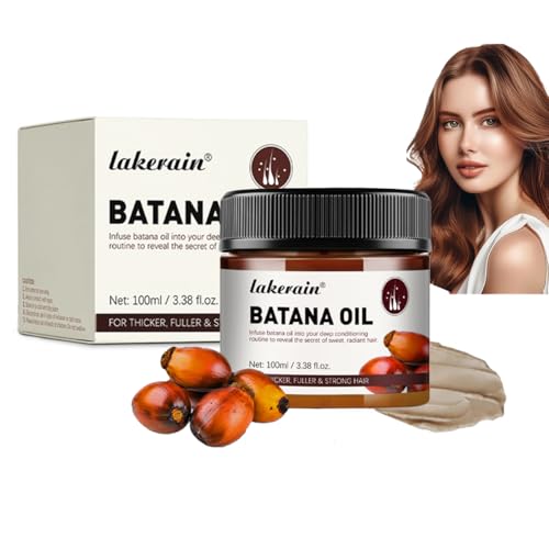 Baorder Bio Batana Öl für Haarwachstum 100ML,Reines Organisches Batana-Haaröl Verhindert Haarausfall, Stärkt das Haar,Beseitigt Splissenden und Erhöht Glanz für Männer und Frauen von Baorder