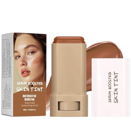 Baorder Foundation Stick Beauty Balm Boosted Skin Tint,Portabl olid Tinted Moisturizing Serum Contour Stick Foundation Face Stick for Women, Natural Finish(02) von Baorder