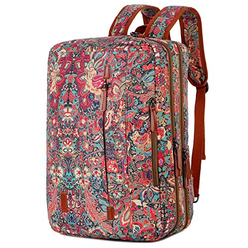 Baosha Großer wandelbarer Rucksack, 43,2 cm (17 Zoll), Laptoptasche, Aktentasche, Reise, Outdoor-Rucksack für Damen, Hs, Large, Gepäck: Handgepäck von Baosha