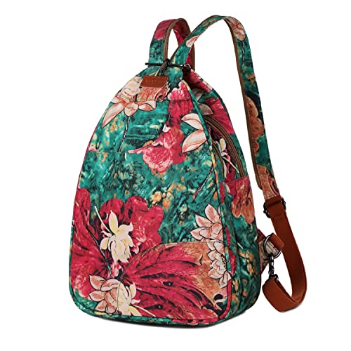 Kleine Umhängetasche für Damen, lässiger Rucksack, Geldbörse, für Outdoor, Reisen, Wandern, bunt XB-17, Bs-New, Medium, Sling Bag von Baosha