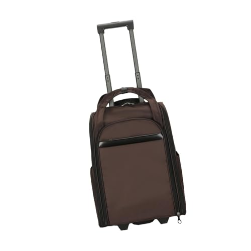 BaotyJie Rolling Duffel Bag Reisetaschen für Weekender Picknick Frauen Männer im Freien Reisen, Braun von BaotyJie