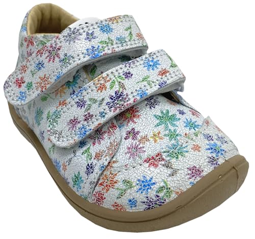 Bar3Foot Barfußschuh White Flower für kräftige Füße & viel Volumen von 3F ELF Step * (White Flower, EU Schuhgrößensystem, Kleinkind, Numerisch, Breit, 23) von Bar3Foot
