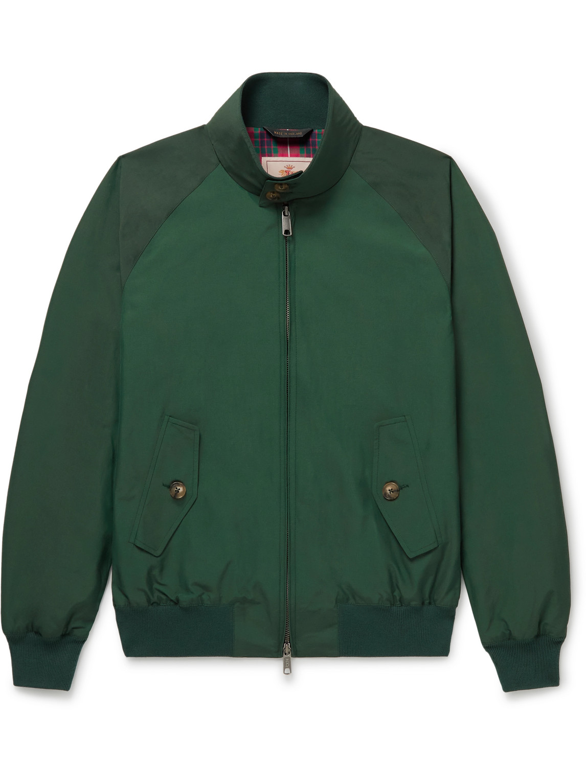 Baracuta - G9 Cotton-Blend Harrington Jacket - Men - Green - UK/US 36 von Baracuta