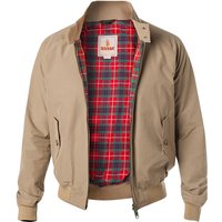 Baracuta Herren Blouson beige Baumwolle unifarben von Baracuta