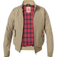 Baracuta Herren Blouson beige Baumwolle unifarben von Baracuta