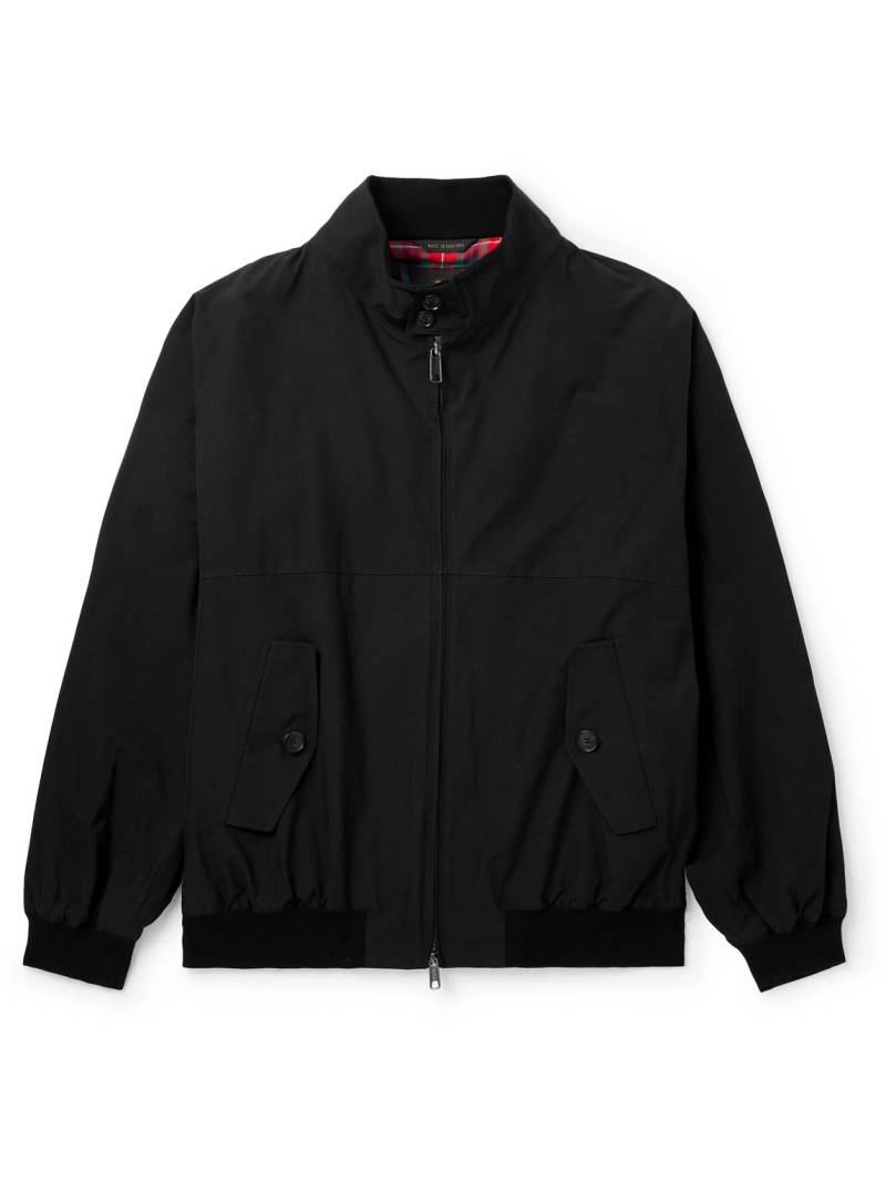 Baracuta - Neighborhood G9 Logo-Embroidered Shell Harrington Jacket - Men - Black - XL von Baracuta