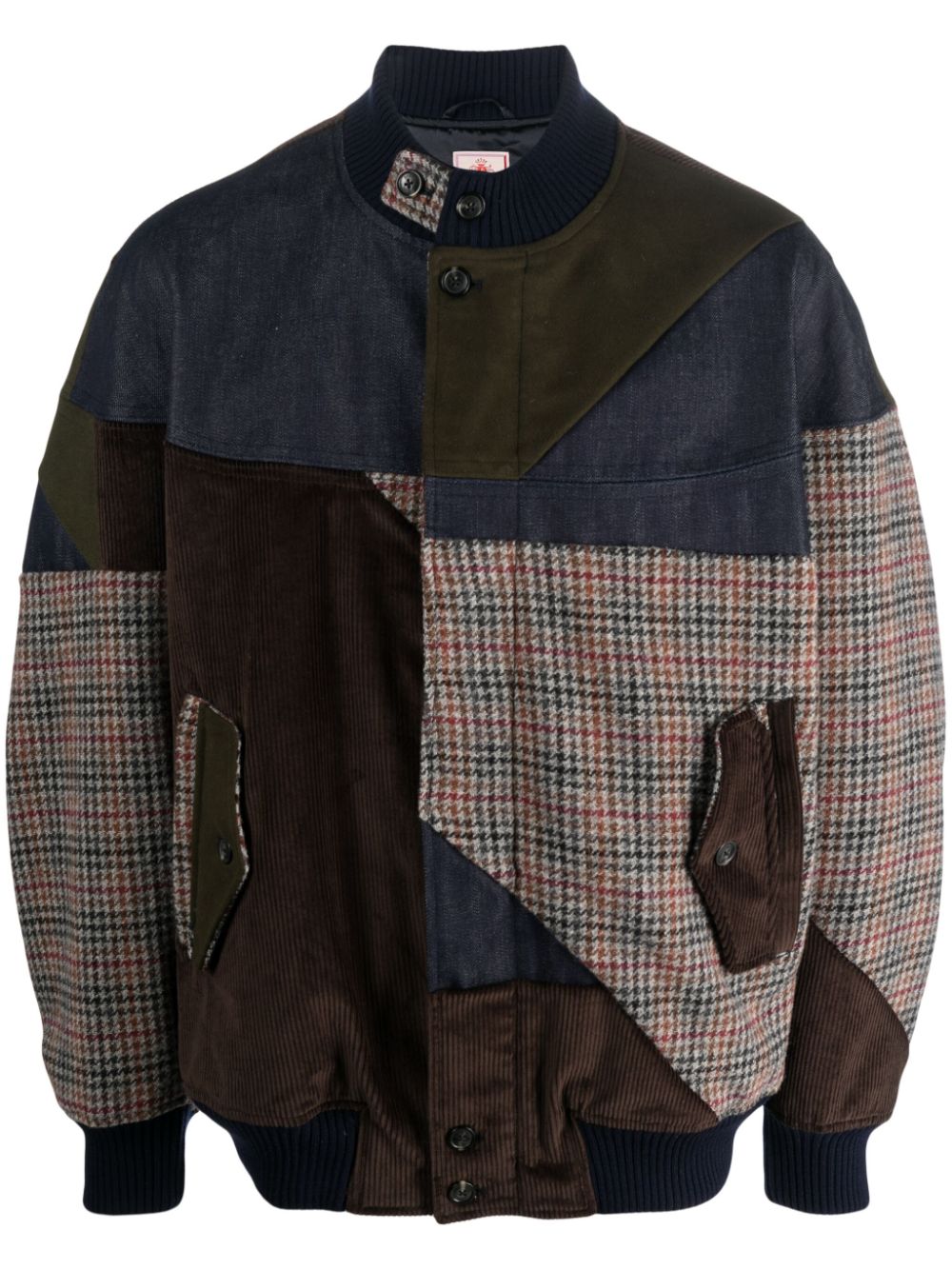 Baracuta Bomberjacke im Patchwork-Look - Grün von Baracuta