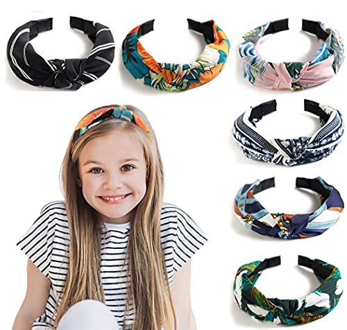 Barakath Stirnbänder mit Gittermuster, Kreuzknoten, mit Stoff umwickelt, aus Kunststoff, Haarbänder, Haarreifen, Partyzubehör, Haarschmuck für Mädchen und Frauen (zufällige Farbe) von Barakath