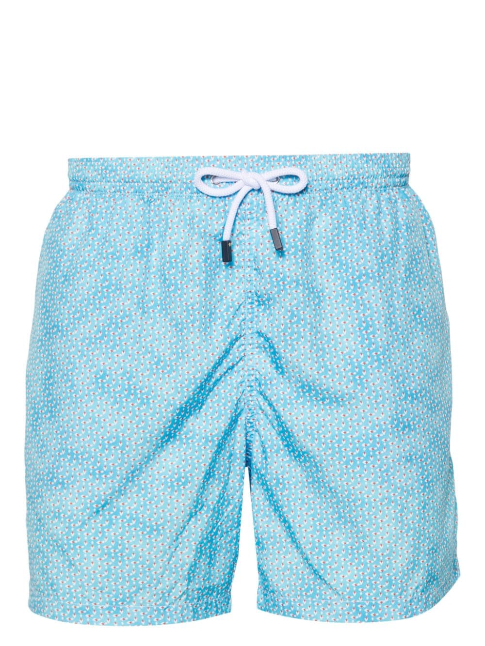 Barba Badeshorts mit grafischem Print - Blau von Barba