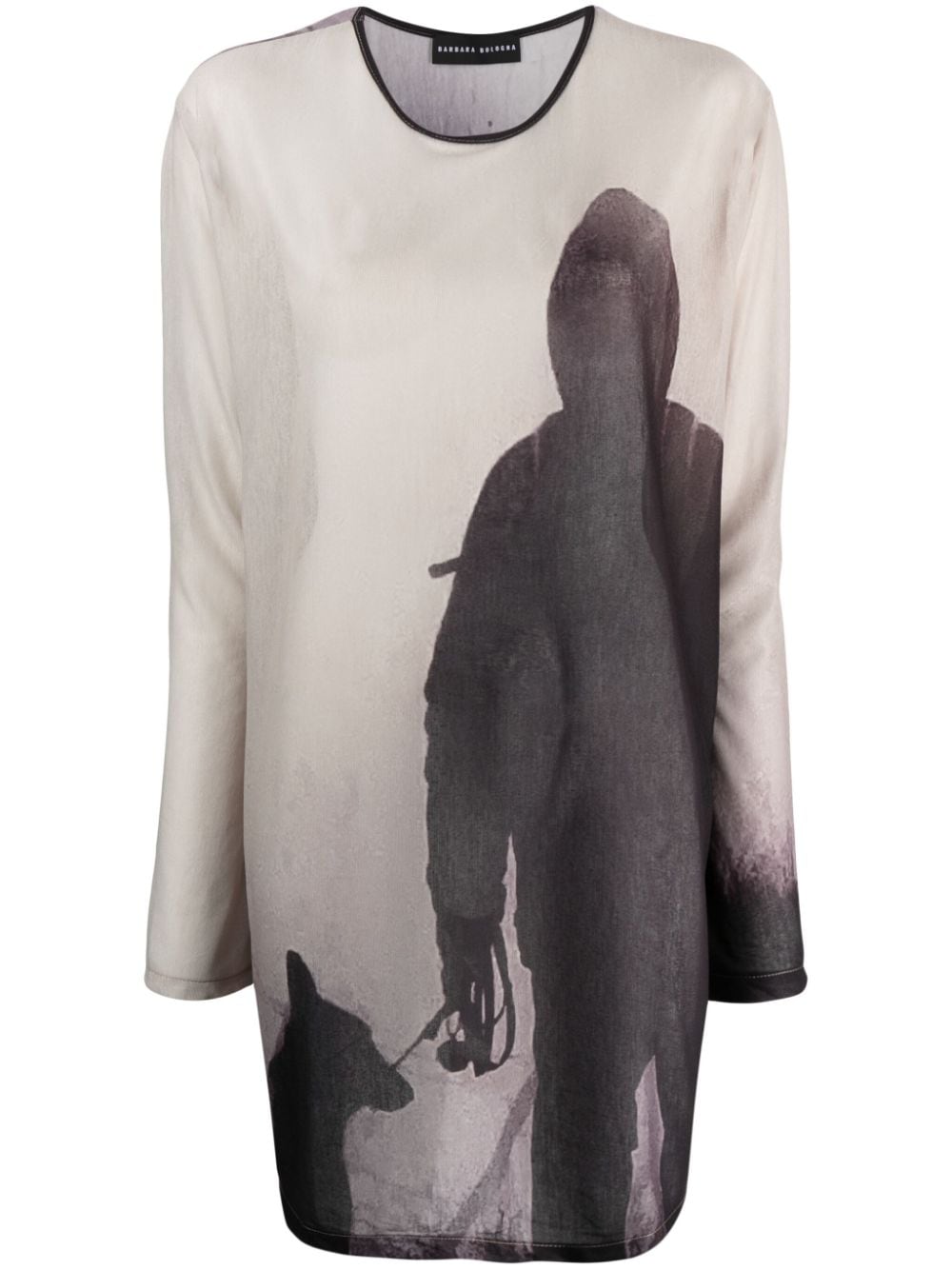 Barbara Bologna T-Shirt mit grafischem Print - Nude von Barbara Bologna