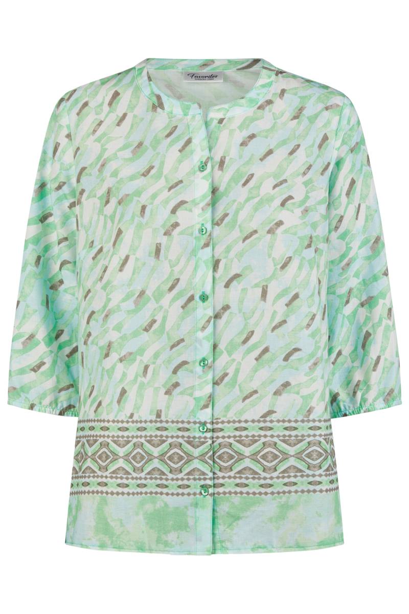 Barbara Lebek - Blusen green/wood/dust/offwhite - Gr. - 48 von Barbara Lebek