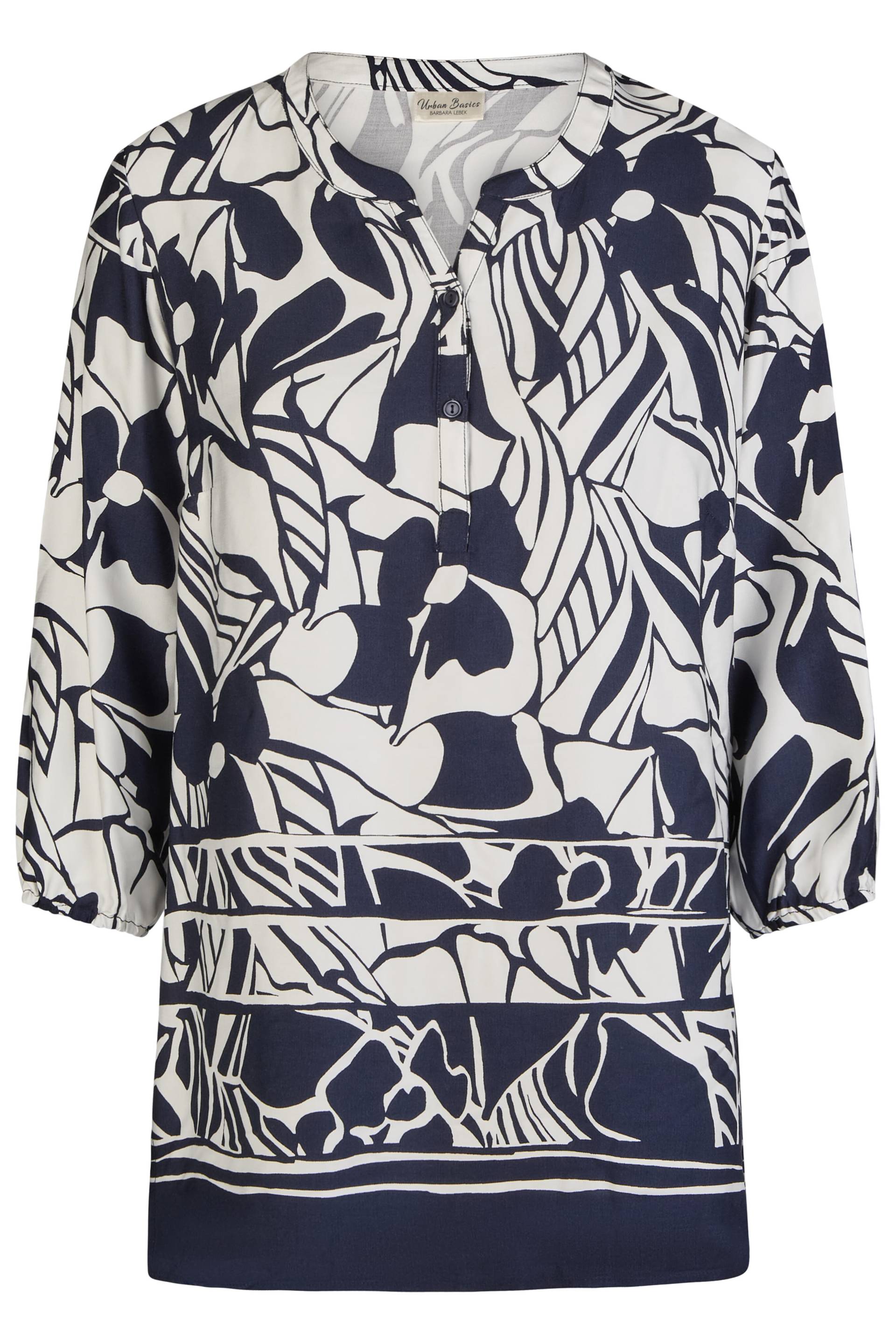 Barbara Lebek - Blusen navy/offwhite - Gr. - 44 von Barbara Lebek