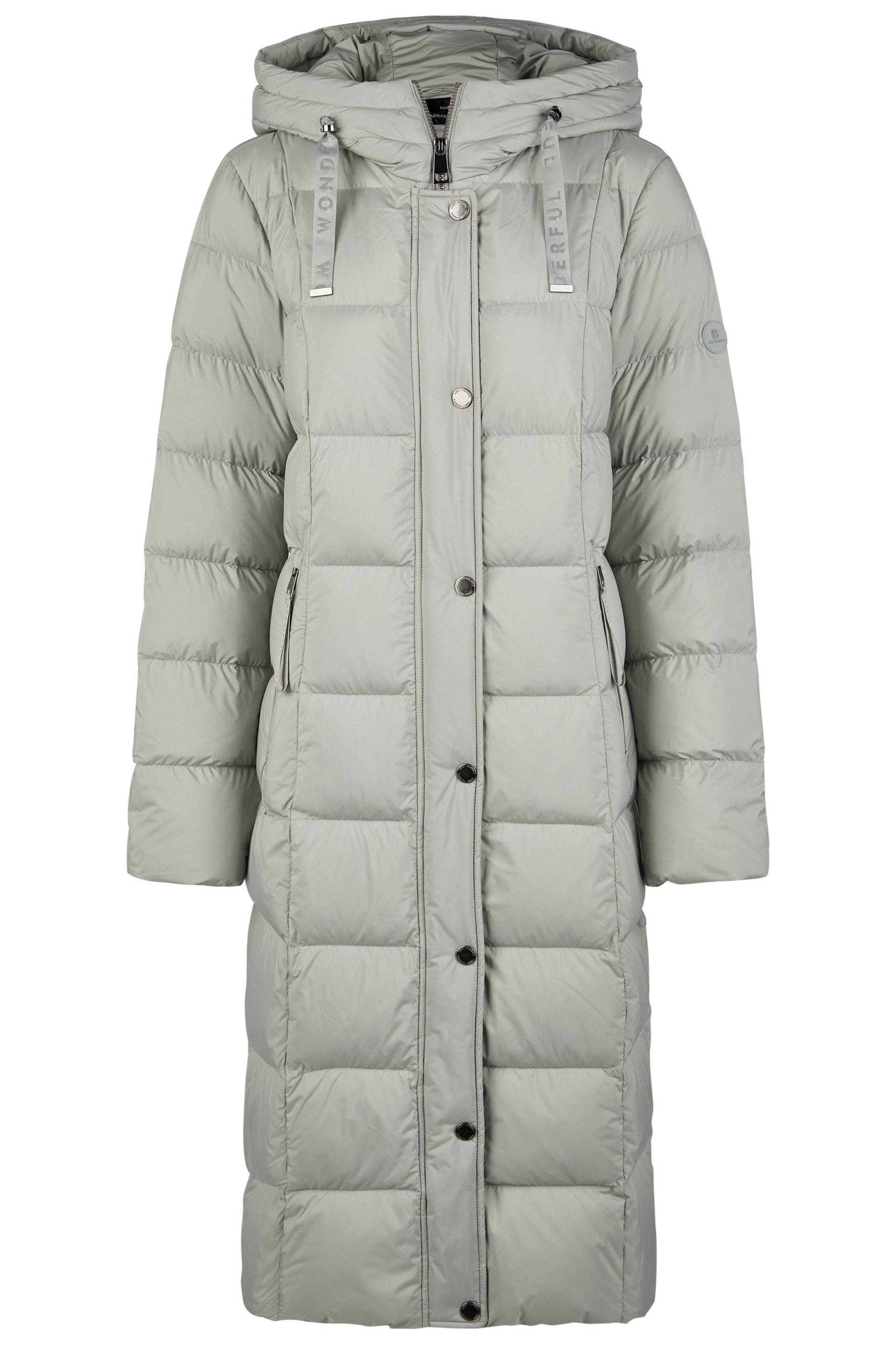 Barbara Lebek - Daunenmantel mit Kapuze sage - Gr. - 40 von Barbara Lebek