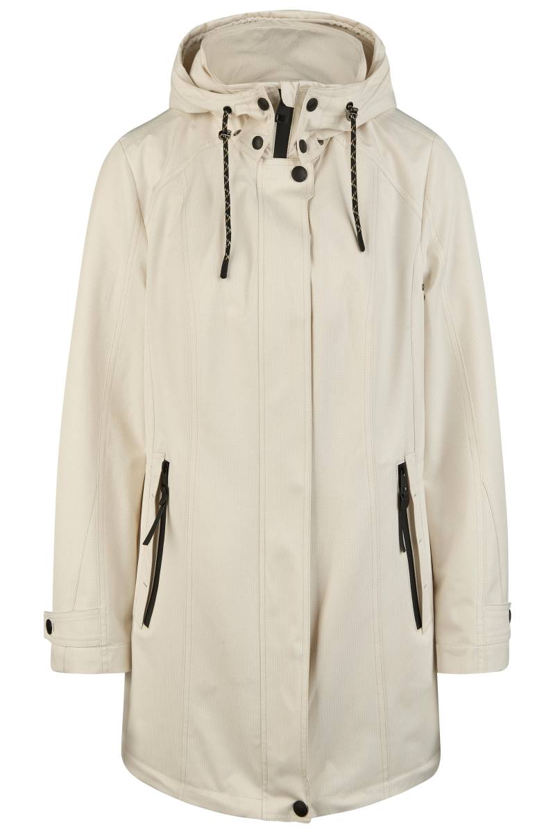 Barbara Lebek - Funktionsjacke mit Kapuze ecru - Gr. - 48 von Barbara Lebek