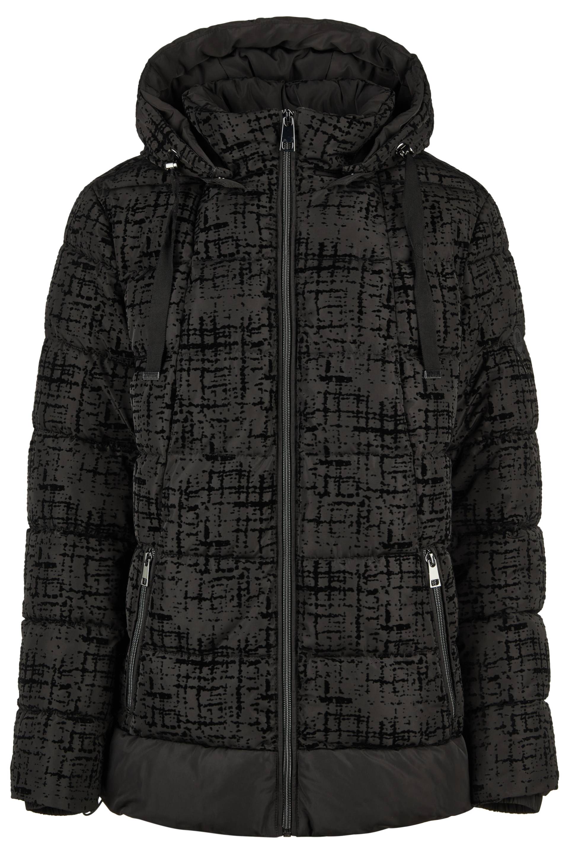 Barbara Lebek - Jacke Down Free mit Kapuze black - Gr. - 46 von Barbara Lebek