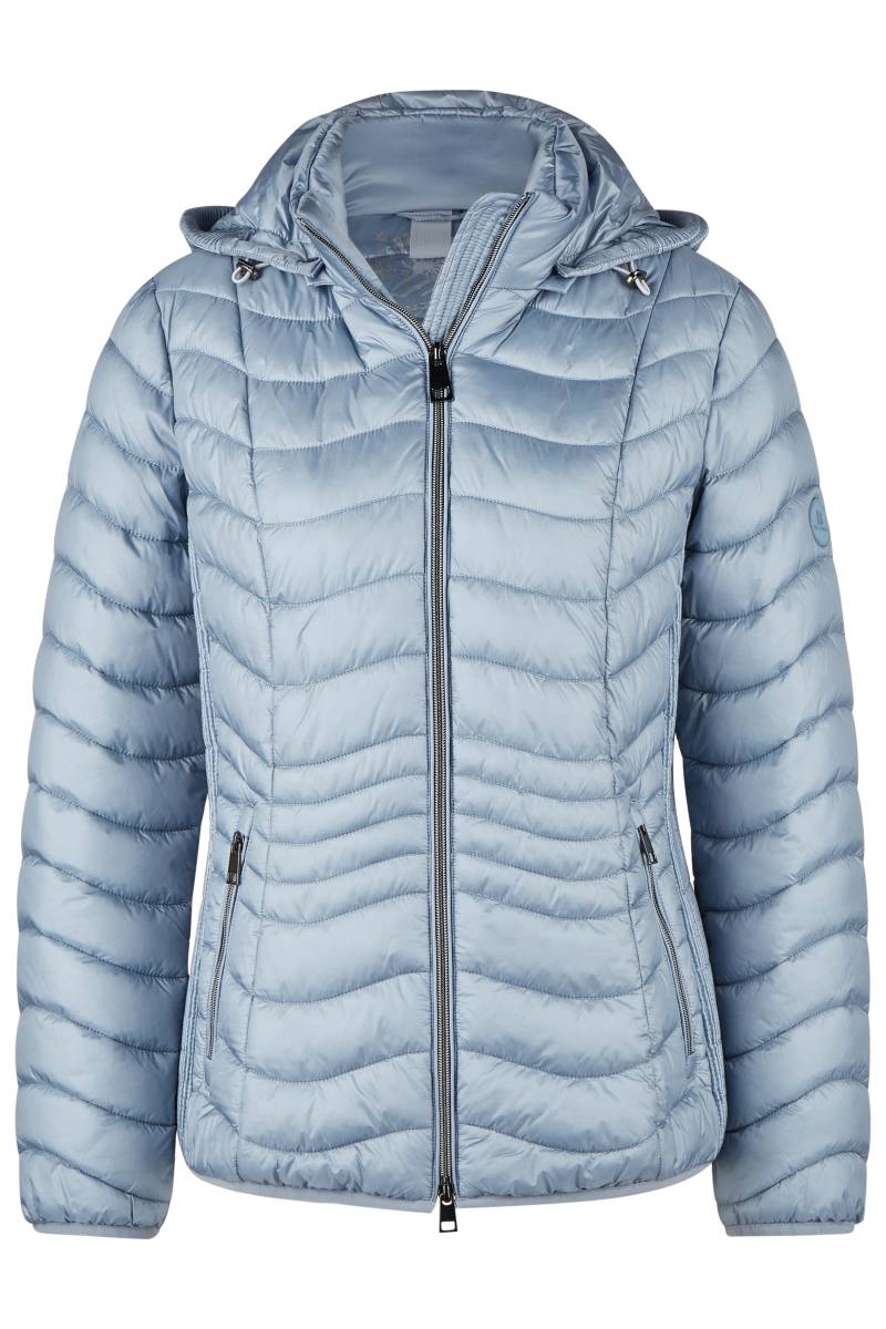 Barbara Lebek - Jacke Down Free mit Kapuze ice blue - Gr. - 50 von Barbara Lebek