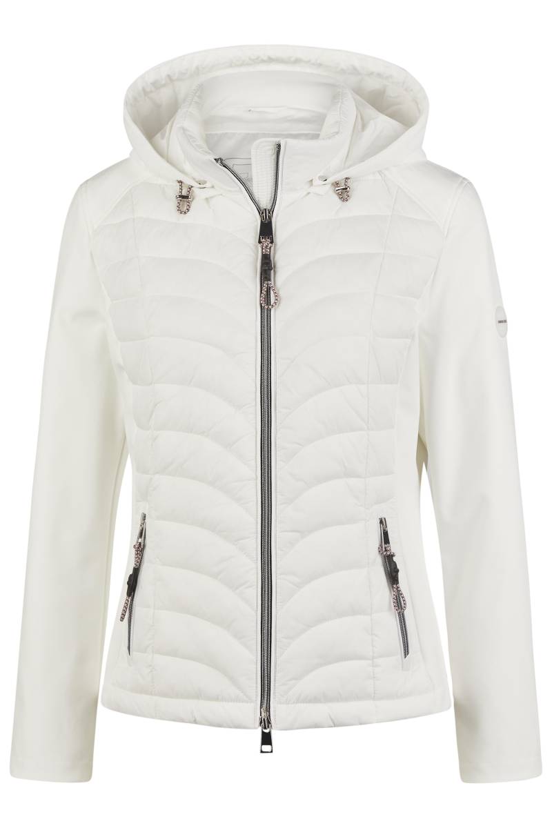 Barbara Lebek - Jacke Down Free mit Kapuze offwhite - Gr. - 42 von Barbara Lebek