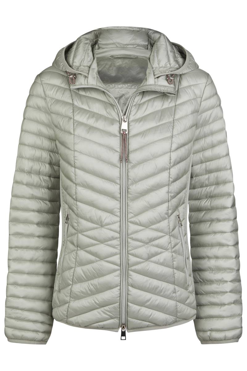 Barbara Lebek - Jacke Down Free mit Kapuze sage - Gr. - 38 von Barbara Lebek