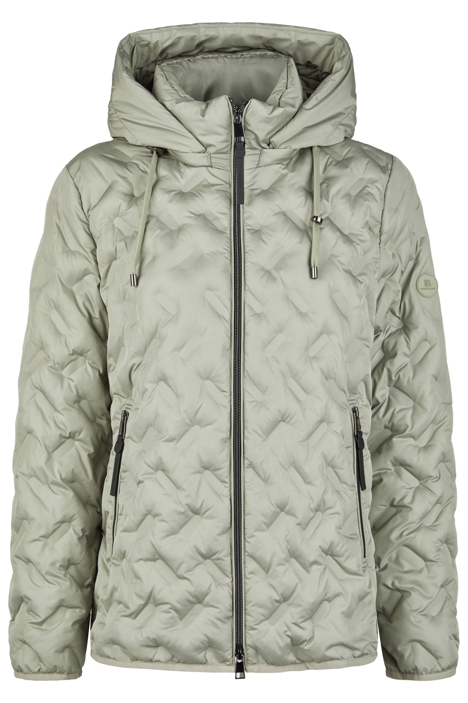 Barbara Lebek - Jacke Down Free mit Kapuze smoke green - Gr. - 50 von Barbara Lebek