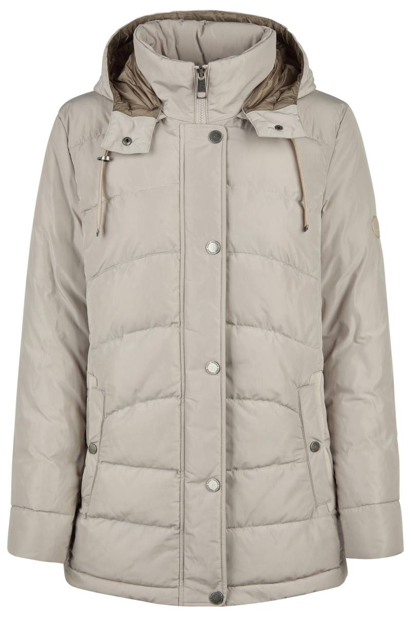 Barbara Lebek - Jacke Down Free mit Kapuze stone - Gr. - 40 von Barbara Lebek