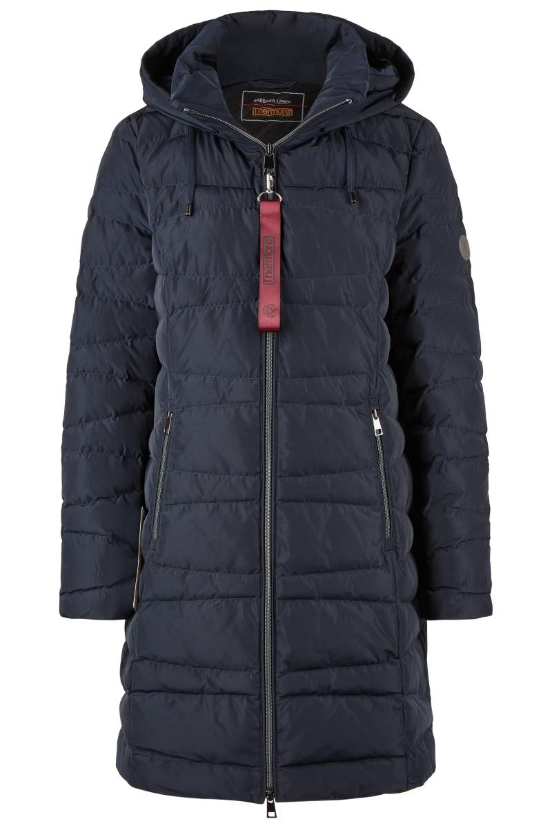 Barbara Lebek - Mantel Thermore mit Kapuze navy - Gr. - 46 von Barbara Lebek