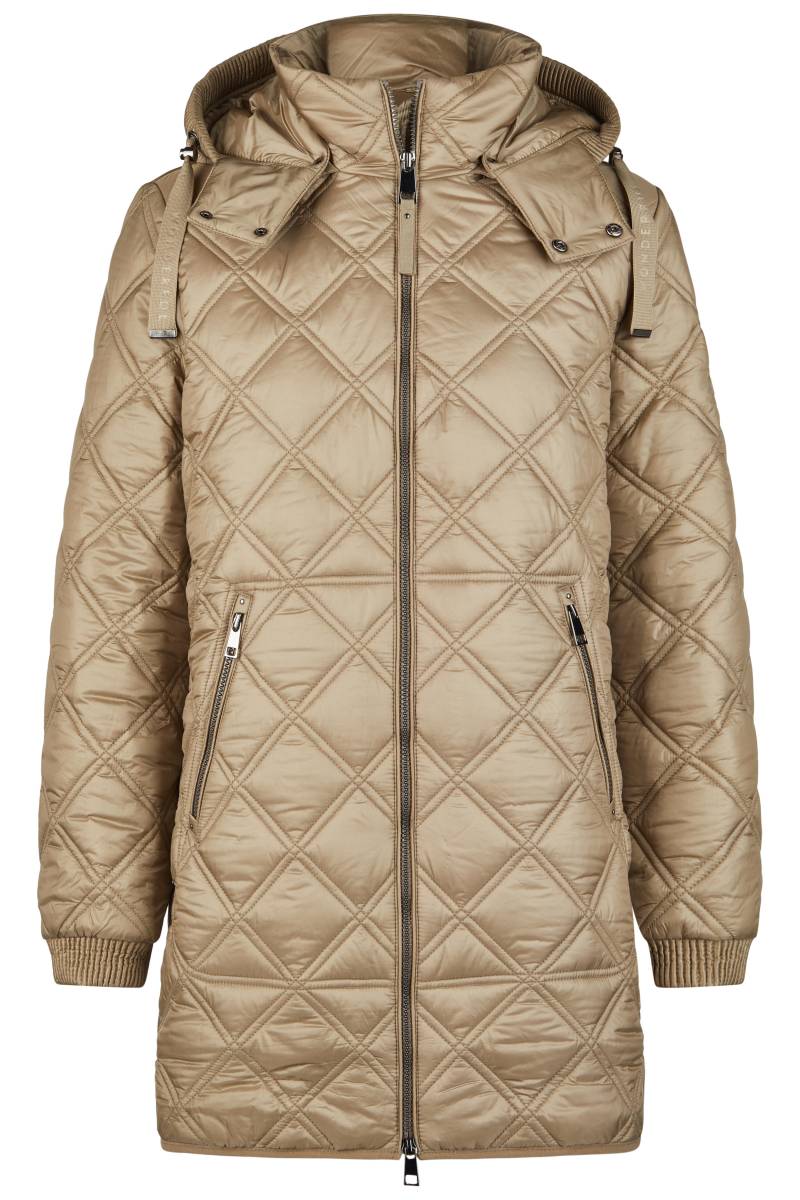 Barbara Lebek - Sandwich-Steppjacke mit Kapuze light olive - Gr. - 38 von Barbara Lebek