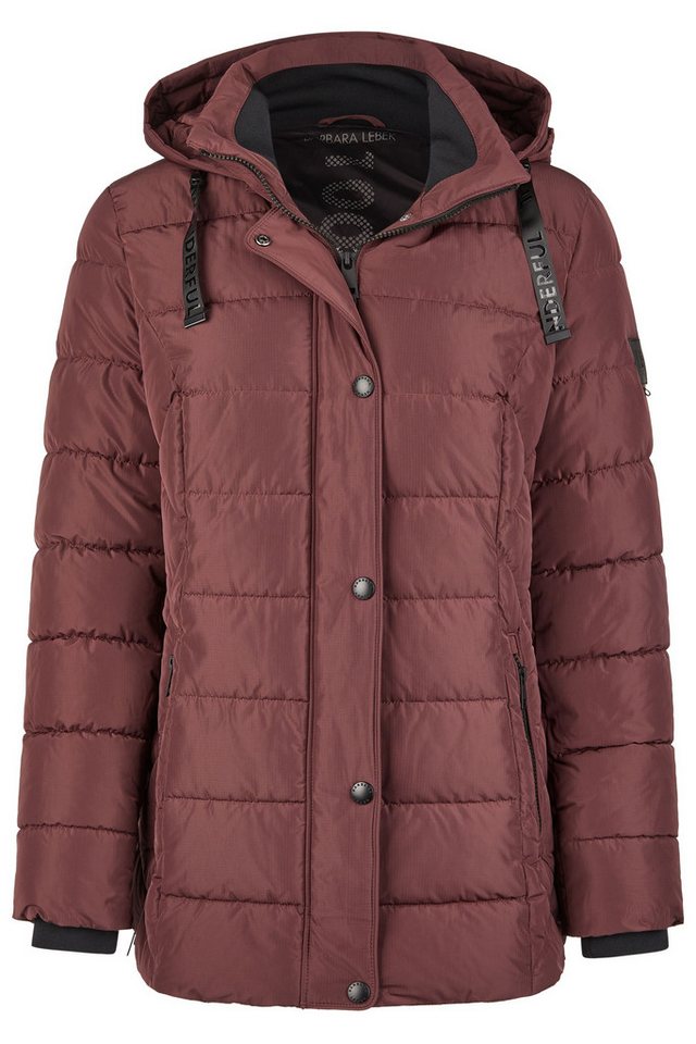 Barbara Lebek Steppjacke Damenjacke oder Herbstjacke mit Steppmuster und abknöpfbarer Kapuze von Barbara Lebek