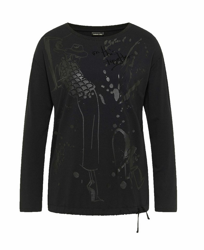 Barbara Lebek T-Shirt V-Kragen T-Shirt für Damen (1-tlg., keine Angabe) von Barbara Lebek