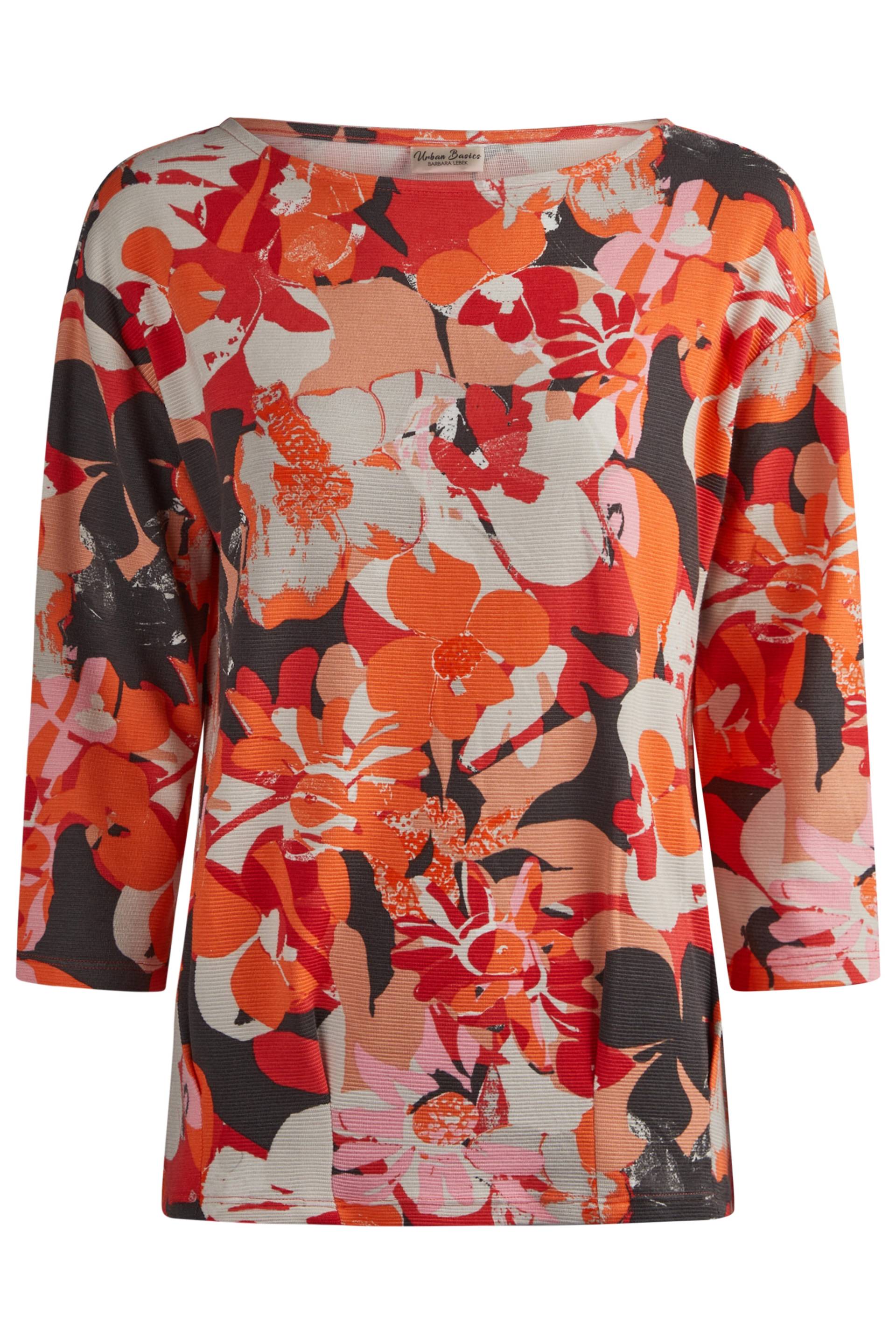 Barbara Lebek - T-Shirts coral/offwhite/graphite/stone - Gr. - 48 von Barbara Lebek