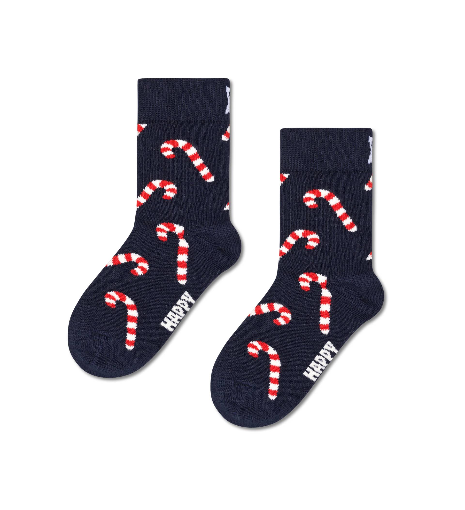 happy socks - Kids Candy Cane Sock Blau - Gr. - 18 von happy socks