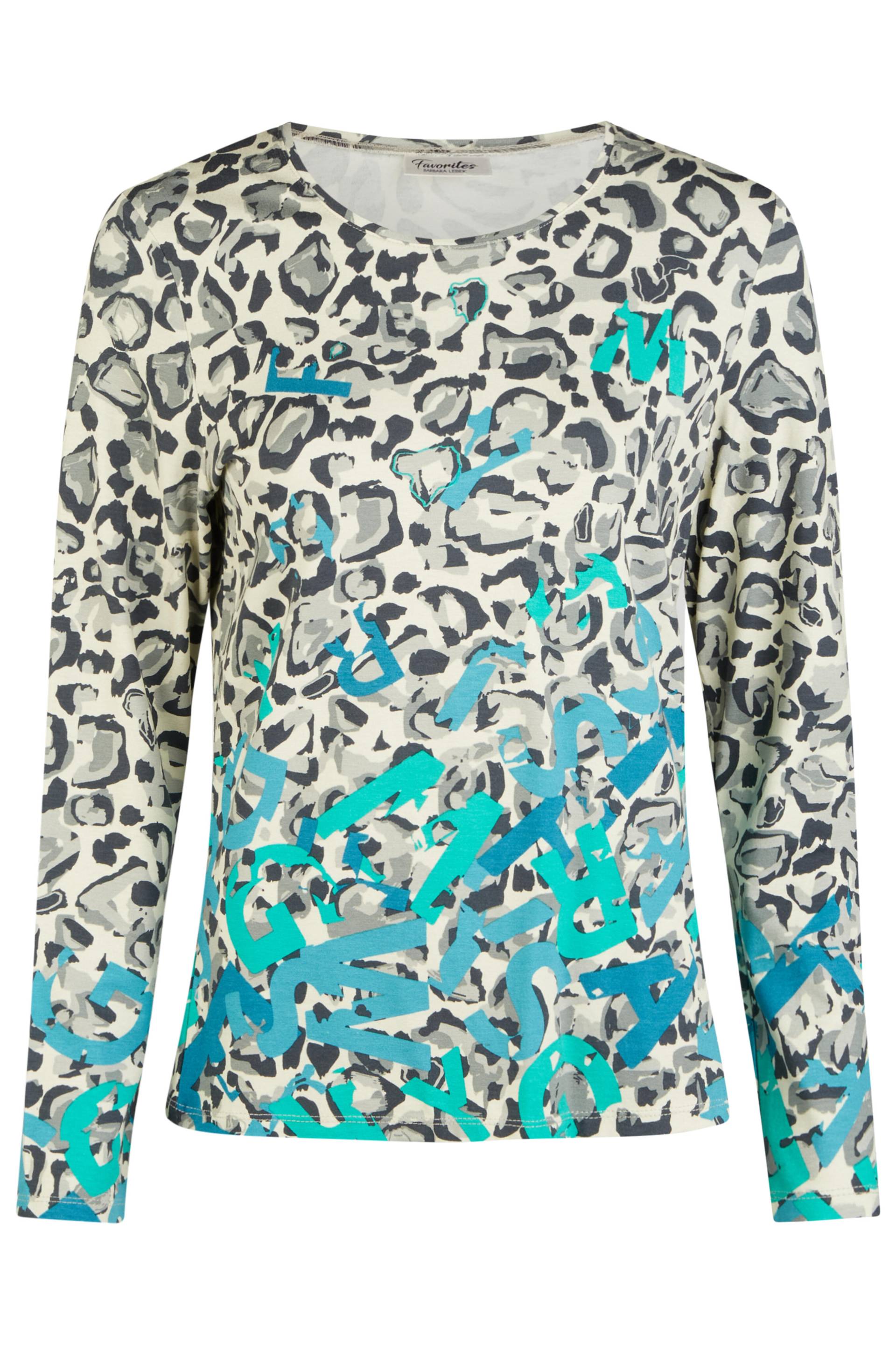 Barbara Lebek - T-Shirts offwhite/sand/titanium/green ocean - Gr. - 40 von Barbara Lebek