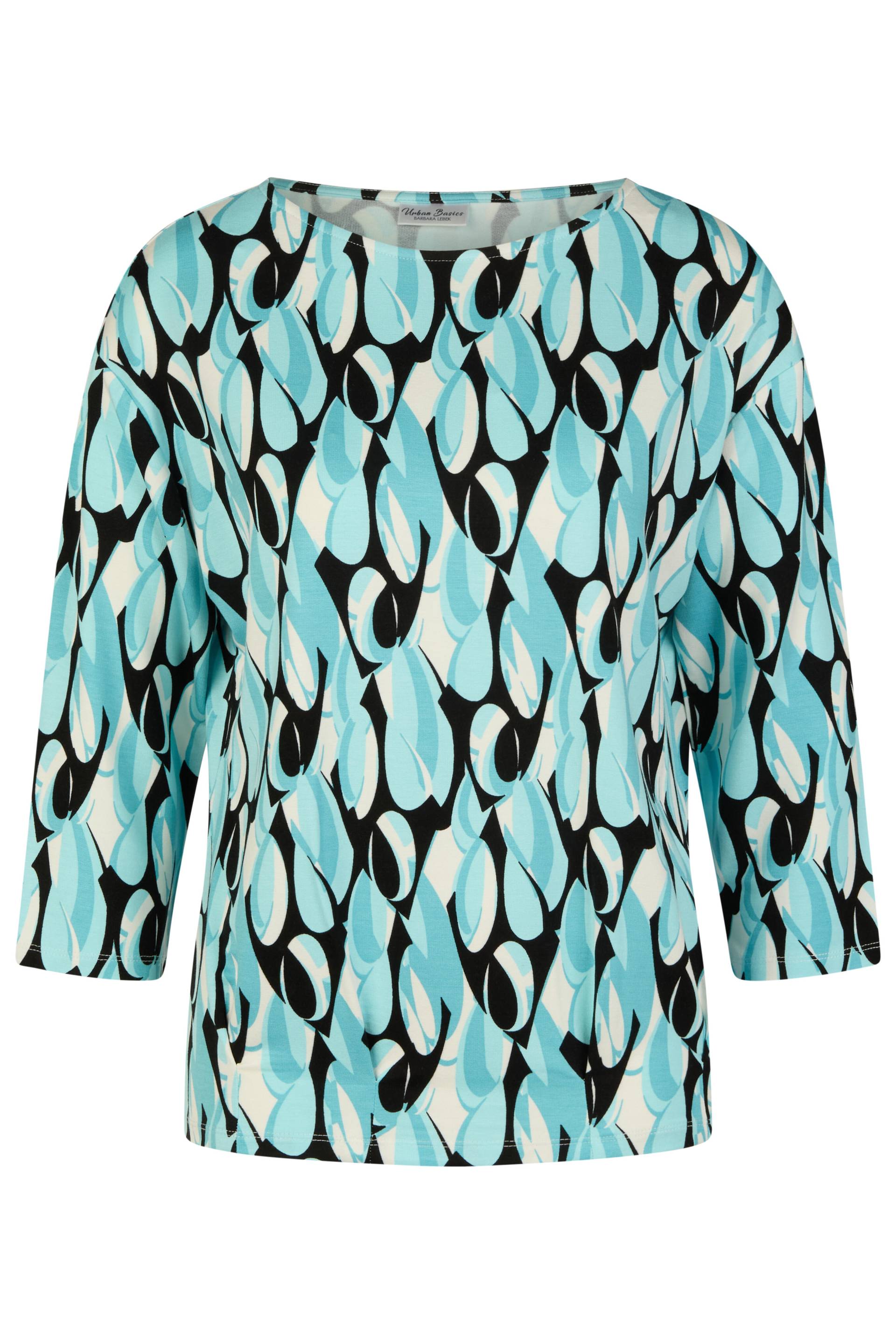 Barbara Lebek - T-Shirts turquoise/black/panna cotta - Gr. - 46 von Barbara Lebek