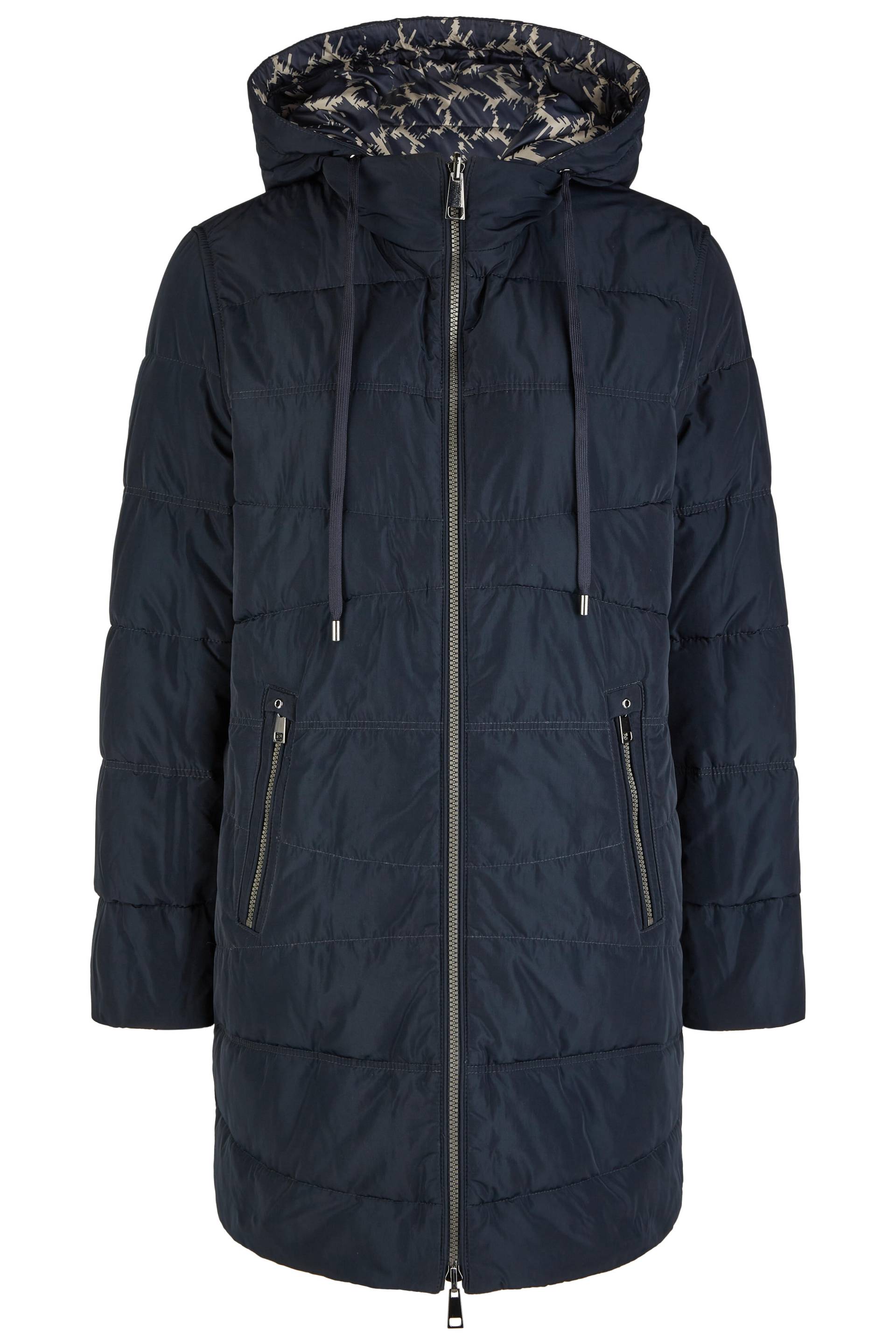 Barbara Lebek - Wendejacke mit Kapuze navy - Gr. - 44 von Barbara Lebek