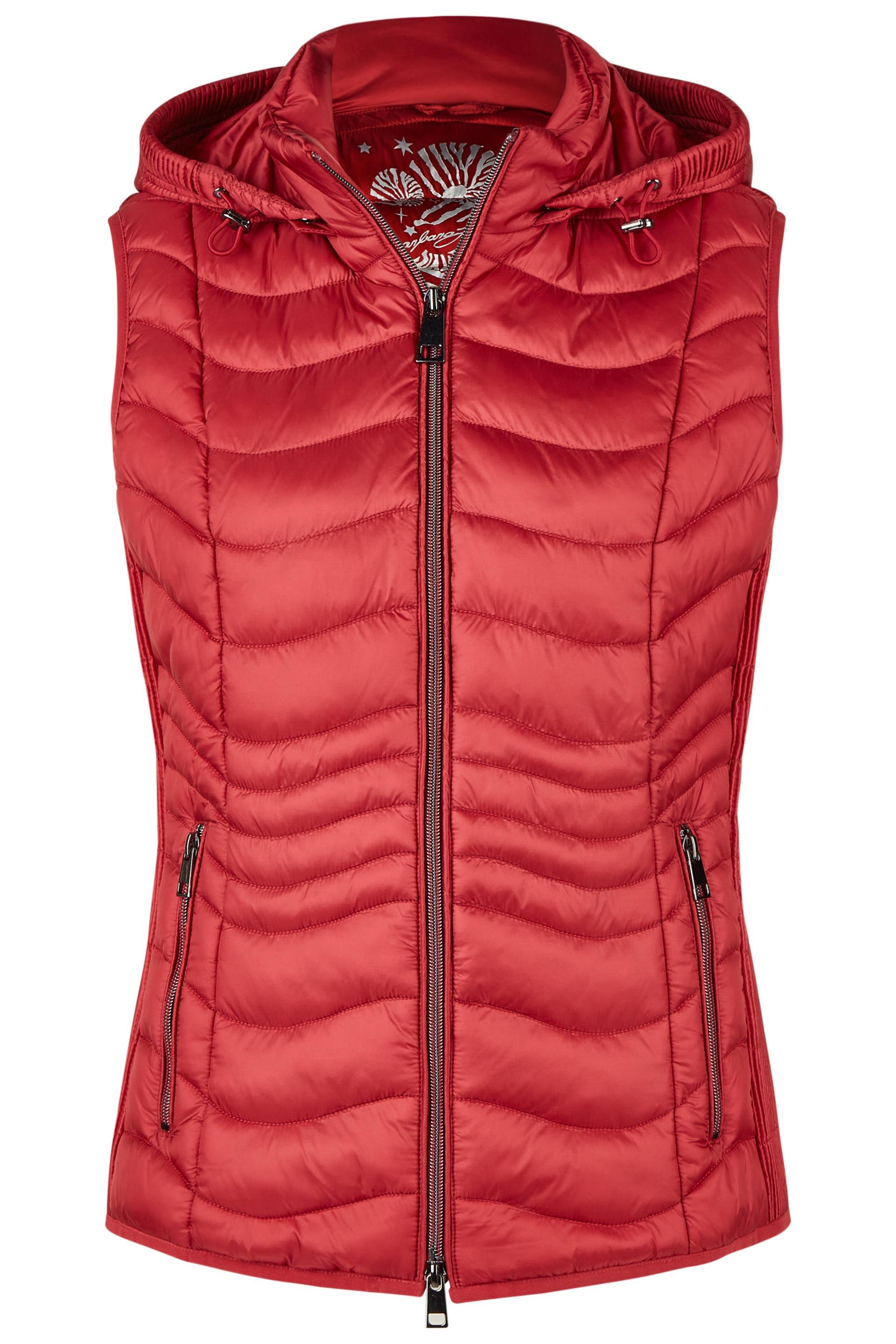 Barbara Lebek - Weste Down Free mit Kapuze red - Gr. - 44 von Barbara Lebek