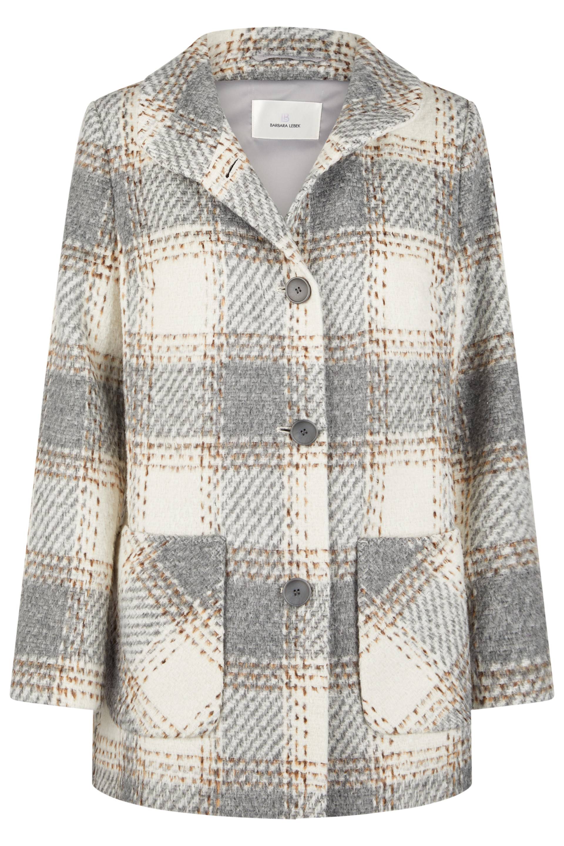 Barbara Lebek - Wolljacke offwhite/silver - Gr. - 46 von Barbara Lebek