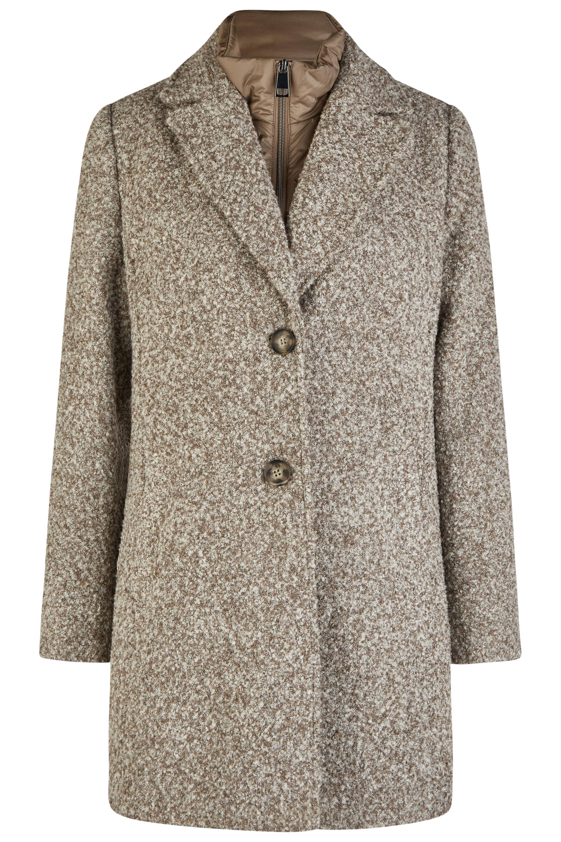 Barbara Lebek - Wolljacke taupe - Gr. - 48 von Barbara Lebek