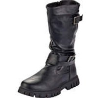 Barbarella Langschaftstiefel Mädchen schwarz|schwarz|schwarz von Barbarella