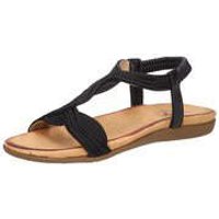 Barbarella Sandale Damen schwarz|schwarz von Barbarella