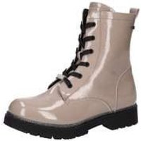 Barbarella Schnür Boots Mädchen beige von Barbarella