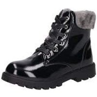 Barbarella Schnür Boots Mädchen schwarz|schwarz von Barbarella