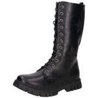 Barbarella Schnürstiefel Mädchen schwarz von Barbarella
