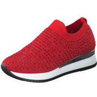 Barbarella Slip On Sneaker Damen rot|rot von Barbarella