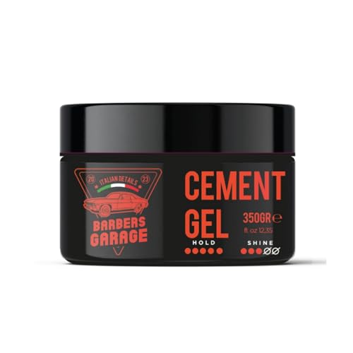 Barbers Garage Cement Gel Rebelli Hair - Starker und dauerhafter Halt - Professionelles Styling für Herren - natürlicher Glanz-Effekt - ohne Rückstände - Made in Italy Barbers Garage Cement Gel Rebelli Hair - Starker und dauerhafter Halt - Professionelles Styling für Herren - natürlicher Glanz-Effekt - ohne Rückstände - Made in Italy von Barbers Garage